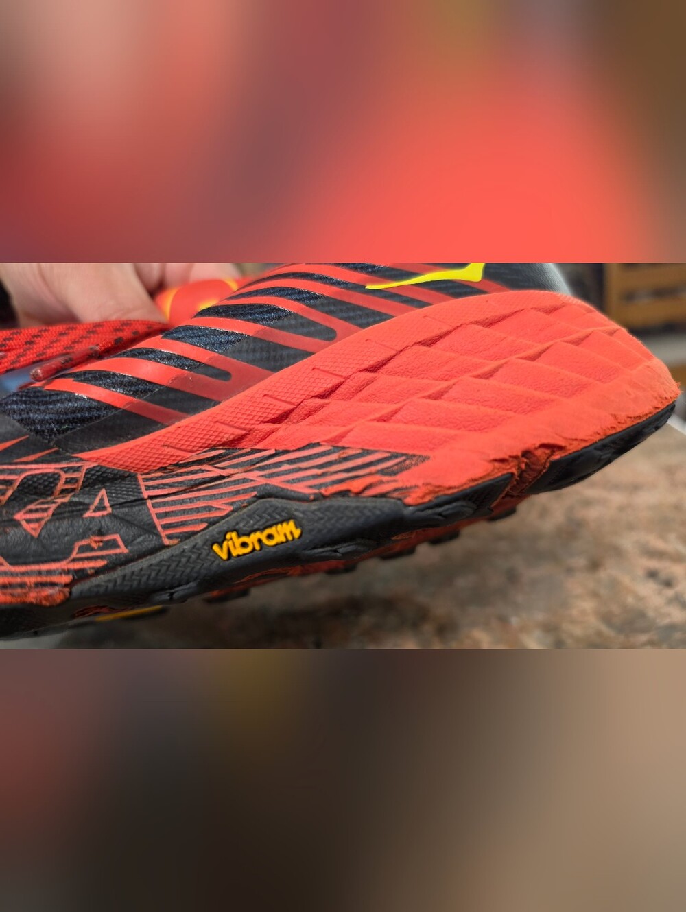 Hoka One One Speedgoat 4 trail running shoes Men's Size 10.5 - Picture 10 of 16